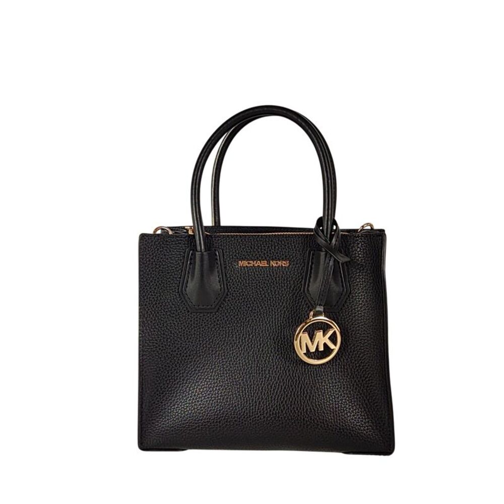 Michael Kors Mercer Leather Bag Black OS-1778519545-1399726-$498